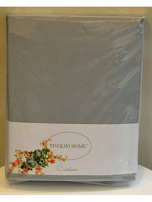 Tivolyo home наволочка PAMUKSATEN 50х70 серый
