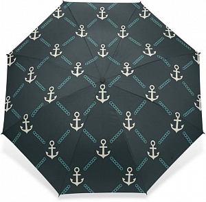 Автоматический зонт "Green Anchor"