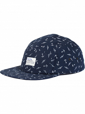 Бейсболка NAUTICA с якорями всеразмерная синяя