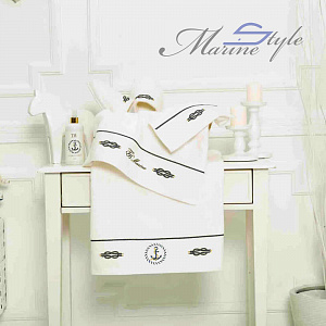 Подарочный набор "MARINE TOWEL" с тапочками